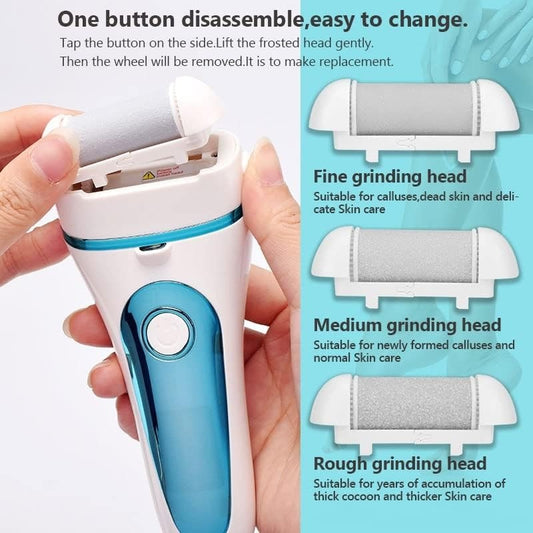 Electric Foot Callus Remover with LED Light – Smooth Feet
